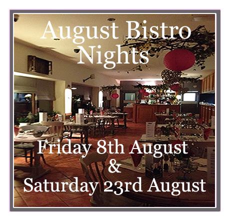 August Bistro Nights Menu